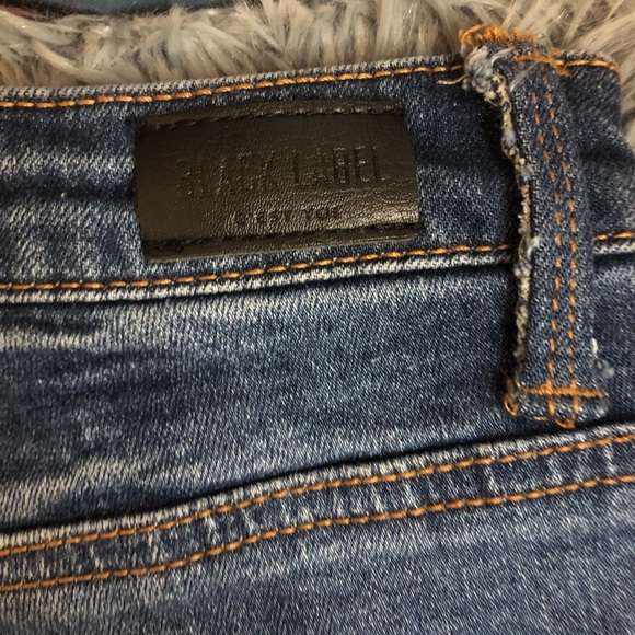 Black Label By C'Est Toi Women Blue Cotton Skinny Leg Jeans Pant Waist 23/0 - Picture 9 of 9